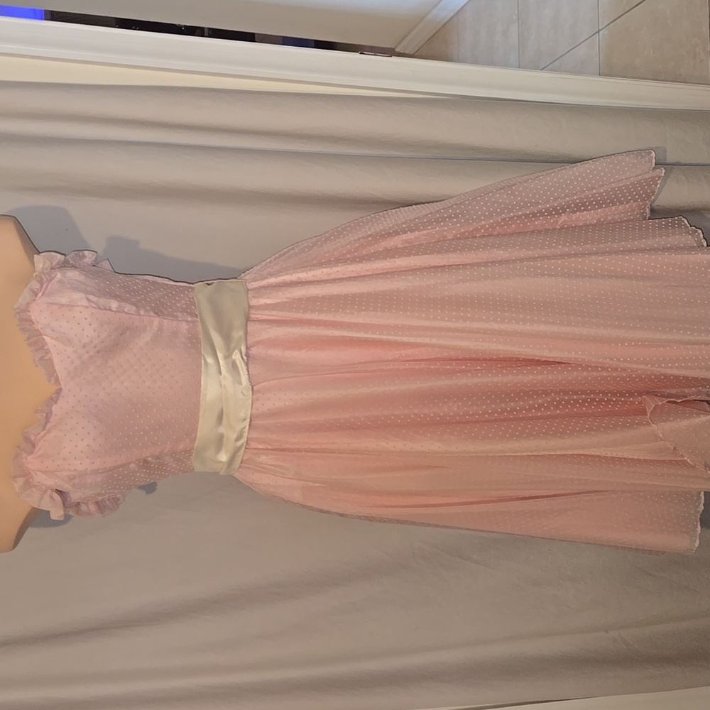 RARE Vintage Gunne Sax Pretty In Pink, Sandy, Grease Finishing Dress